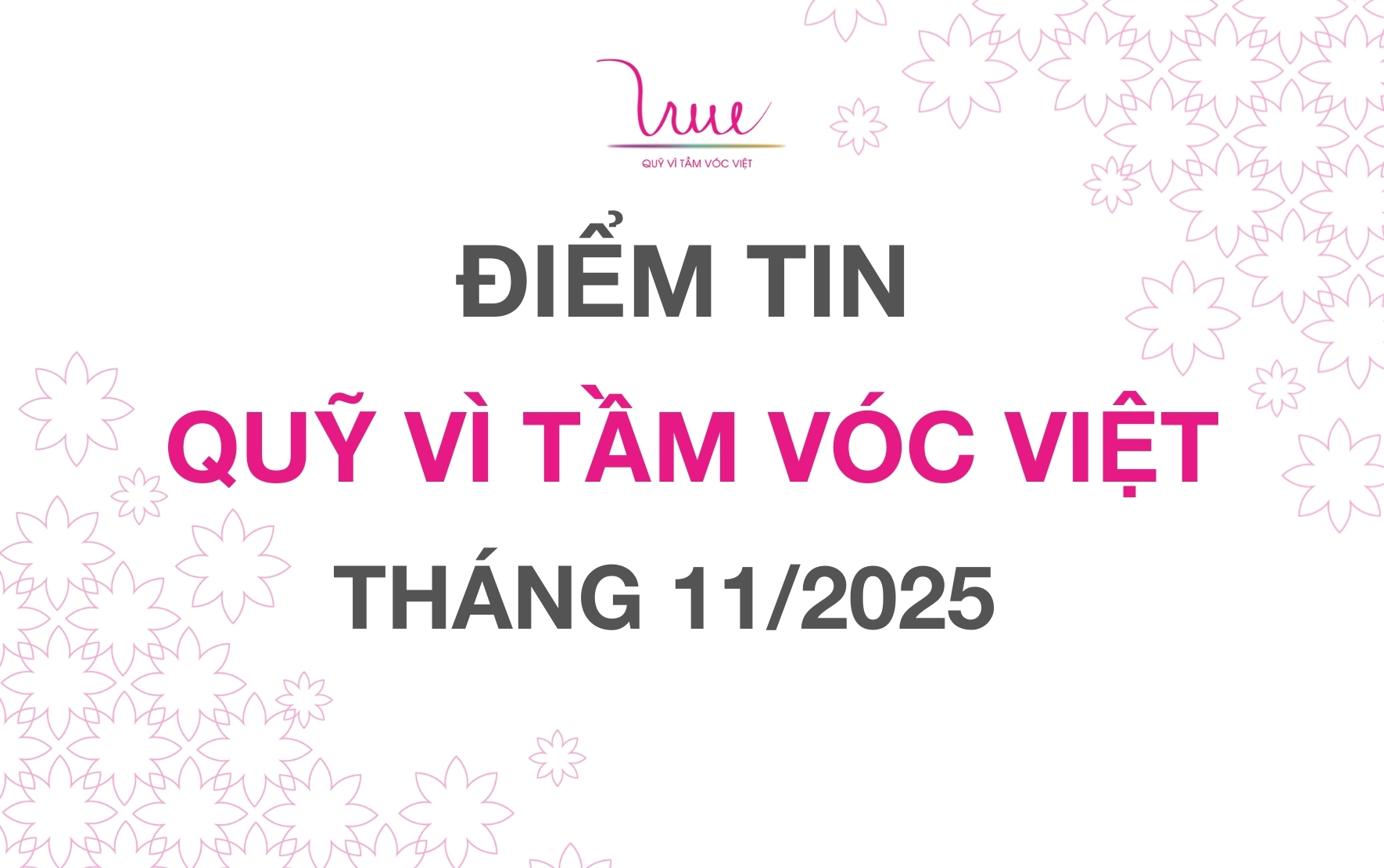 FOR VIETNAMESE STATURE FOUNDATION NEWSLETTER NOVEMBER 2025